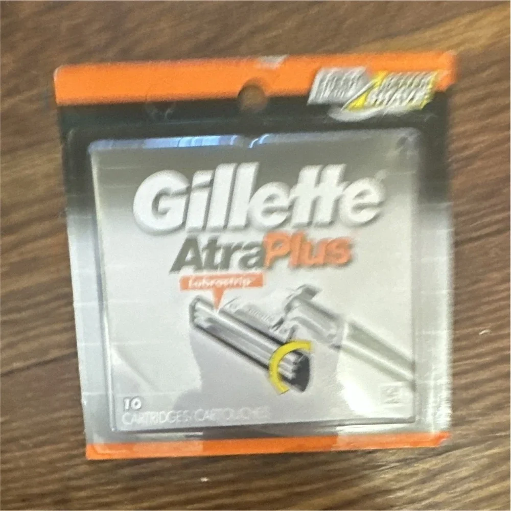 Gillette Atra Plus Refill Cartridges 10 Pack 2-Blade Stainless Steel